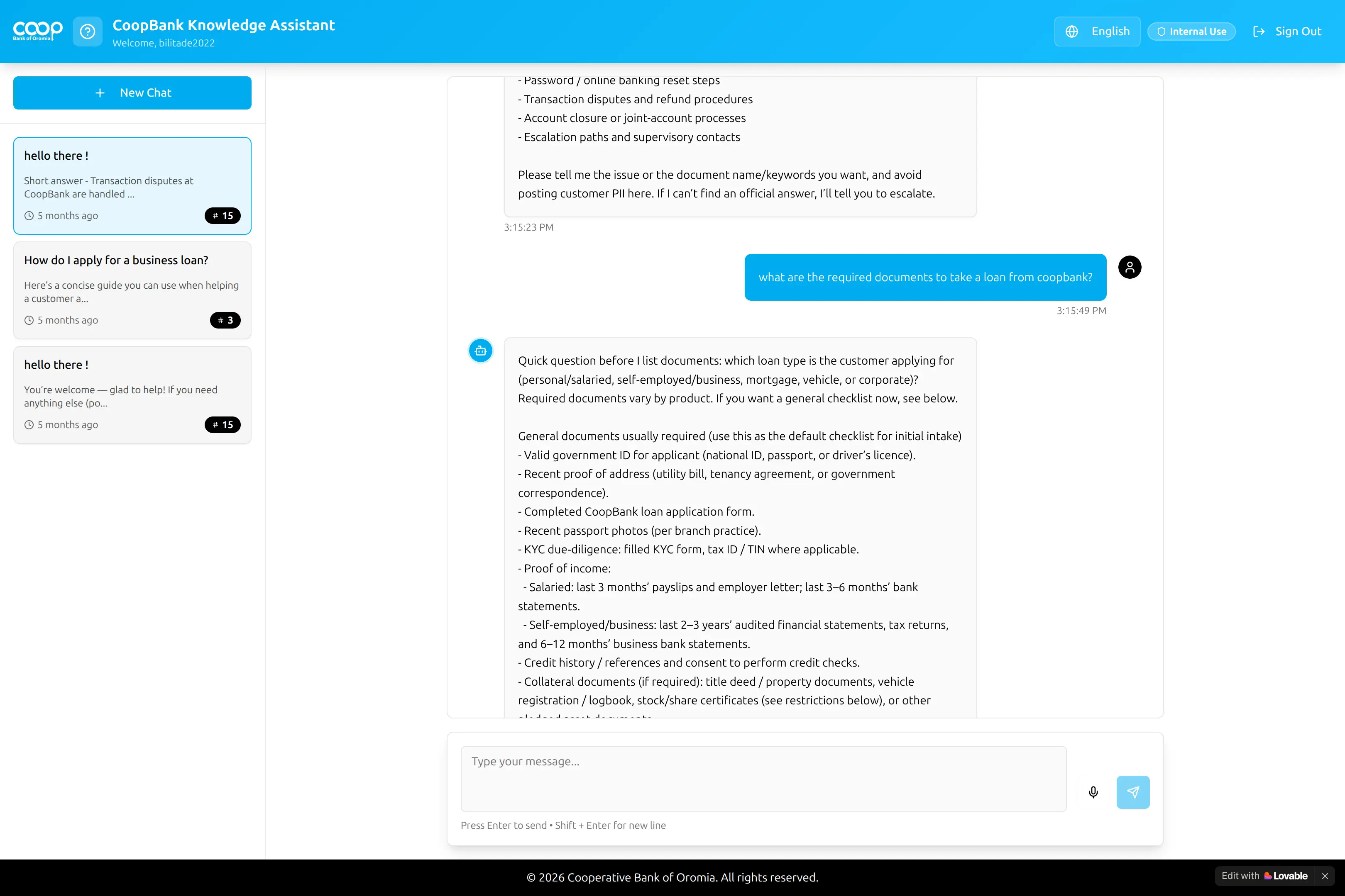 Knowledge Assistant
