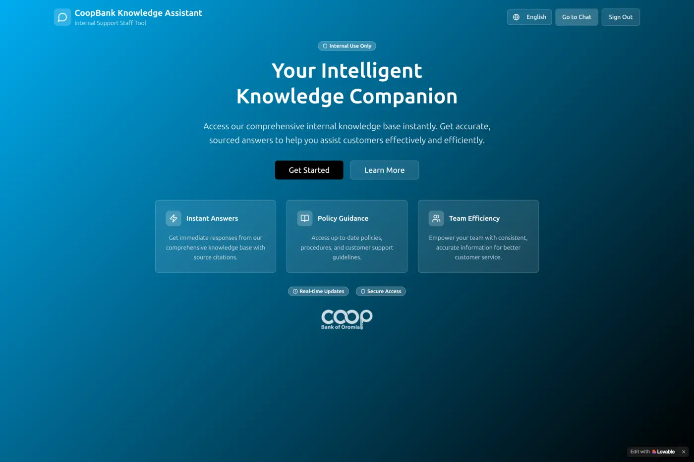 Landing Page